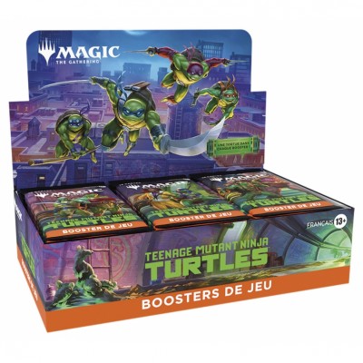 Boite de Boosters Teenage Mutant Ninja Turtles / Les Tortues Ninja - 30 Boosters de Jeu