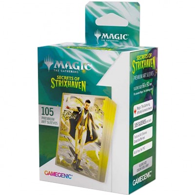 Protèges Cartes illustrées  Les secrets de Strixhaven - 105 sleeves illustrées : Killian, mentor décisif