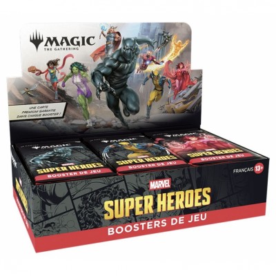 Boite de Boosters Magic the Gathering Marvel Super Heroes - 30 Boosters de Jeu