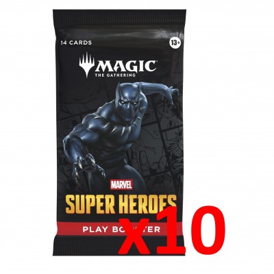 Booster Magic the Gathering Marvel Super Heroes - Booster de Jeu - Lot de 10