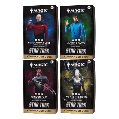 Star Trek - Commander - Lot de 4 différents