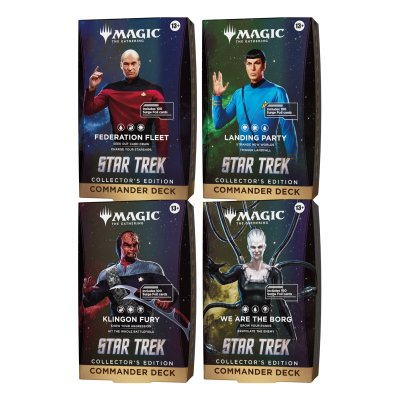 Star Trek - Commander : COLLECTOR'S EDITION - Lot de 4 différents