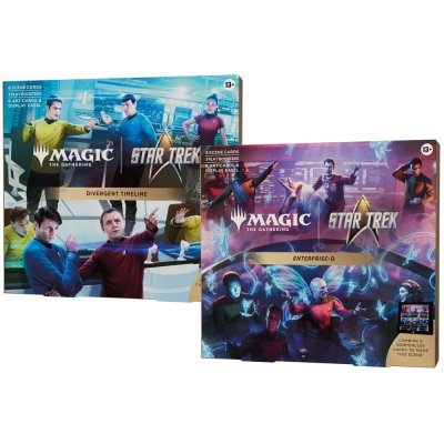 Star Trek - Les 2 Coffrets scéniques - Enterprise-Q & Divergent Timelines