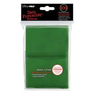 Protèges Cartes 100 pochettes - Deck Protector - Vert