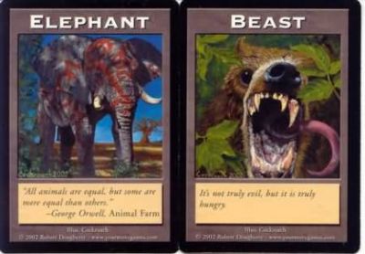 Token Magic Magic the Gathering Double Token/Jeton - Elephant / Beast