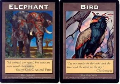 Token Magic Magic the Gathering Double Token/Jeton - Elephant / Bird