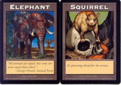 Token Magic Double Token/Jeton - Elephant / Squirrel