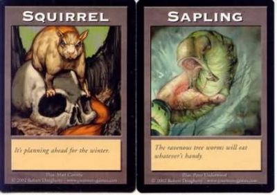 Token Magic Magic the Gathering Double Token/Jeton - Squirrel / Sapling