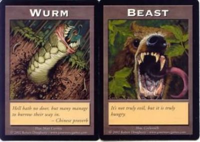 Token Magic Double Token/Jeton - Wurm / Beast