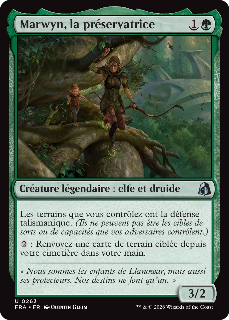 Marwyn, la préservatrice