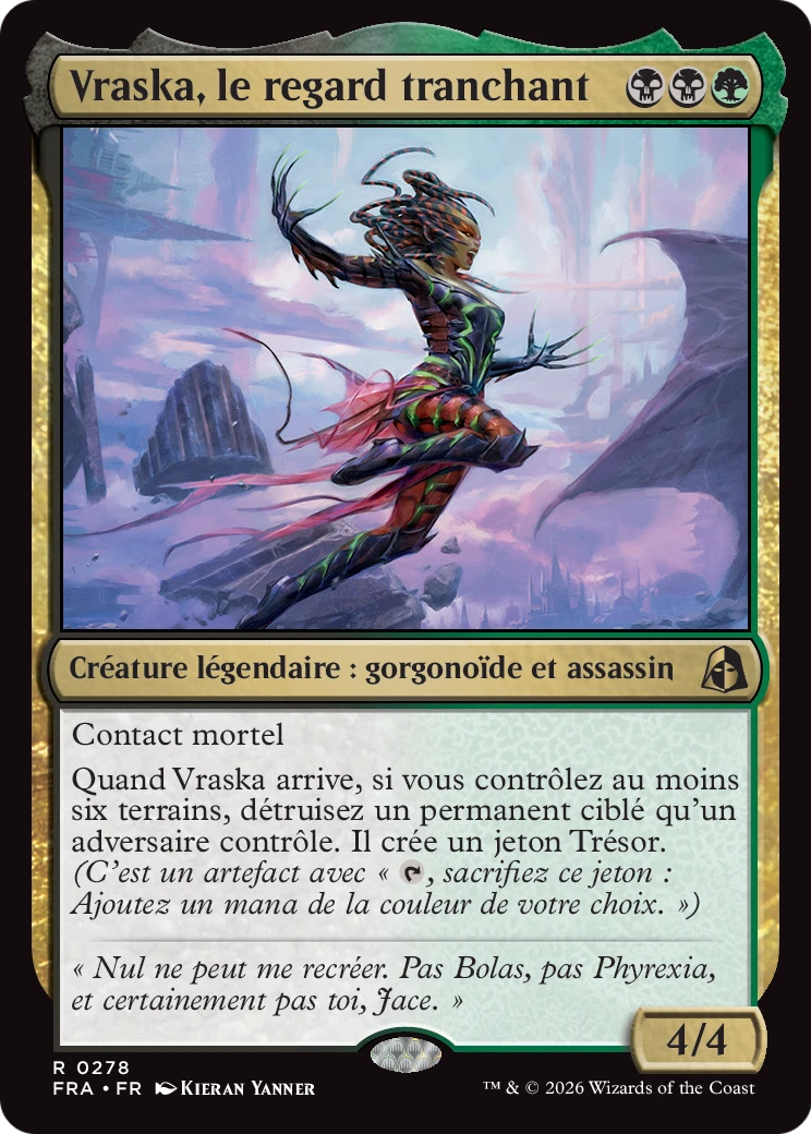 Vraska, le regard tranchant