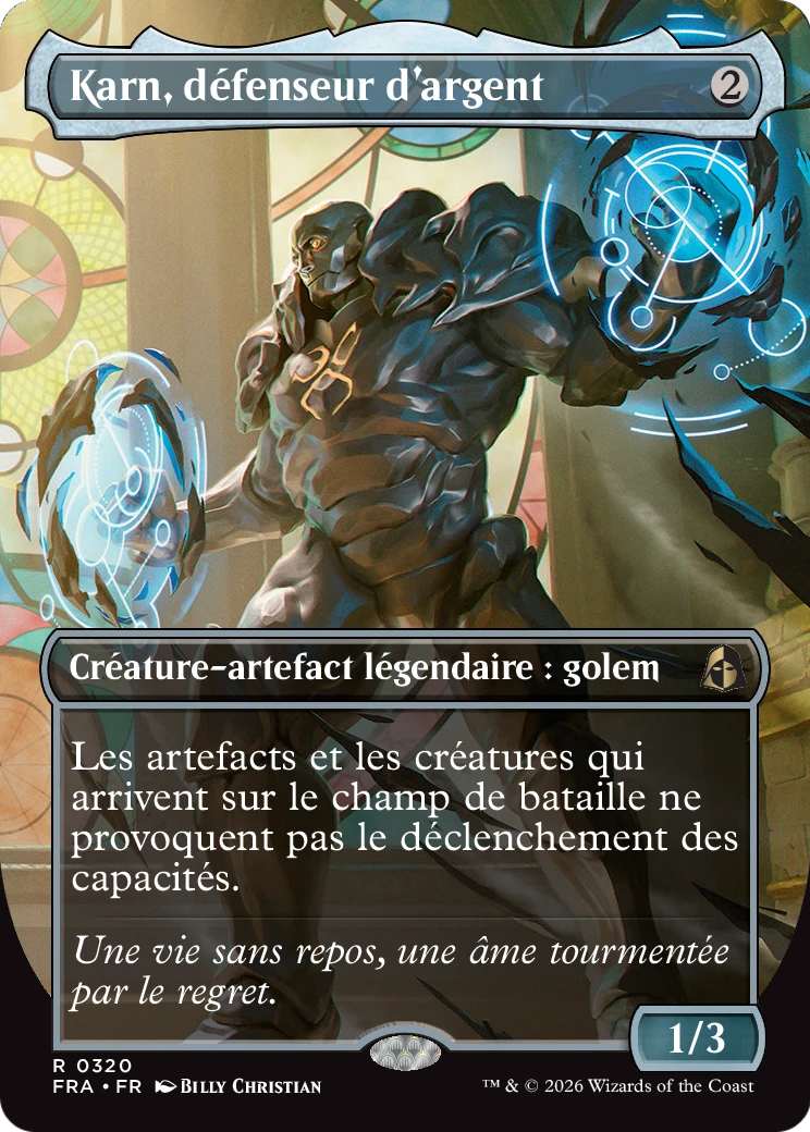 Karn, défenseur d'argent