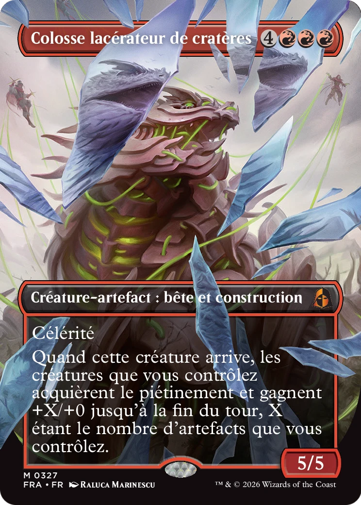 Colosse lacérateur de cratères