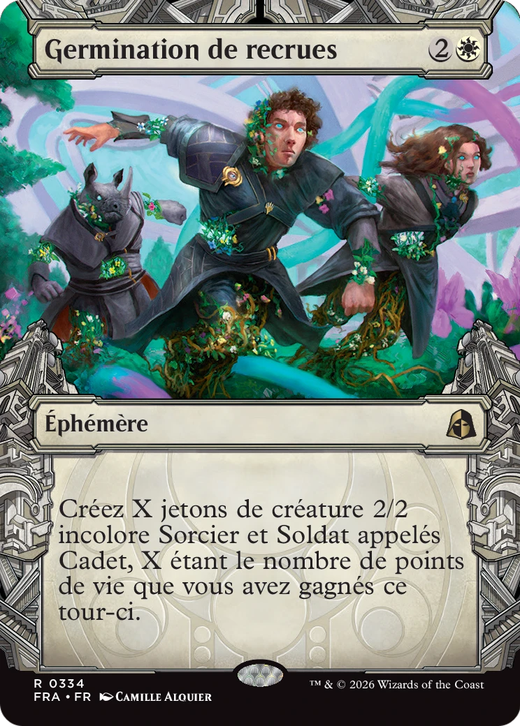 Germination de recrues