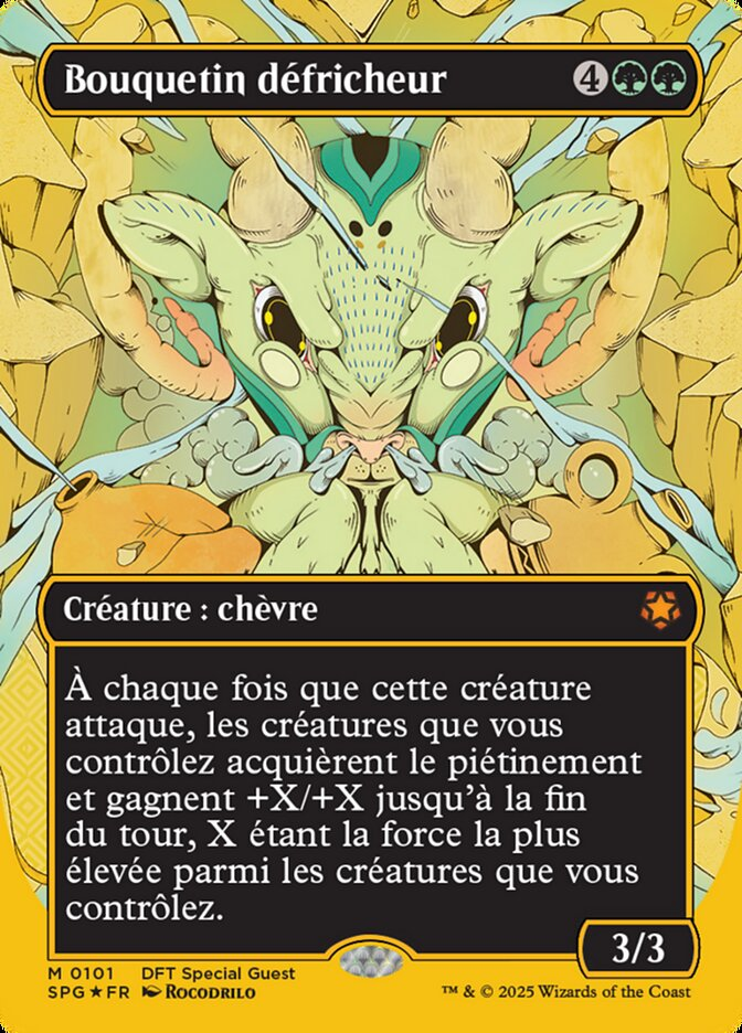 Bouquetin défricheur