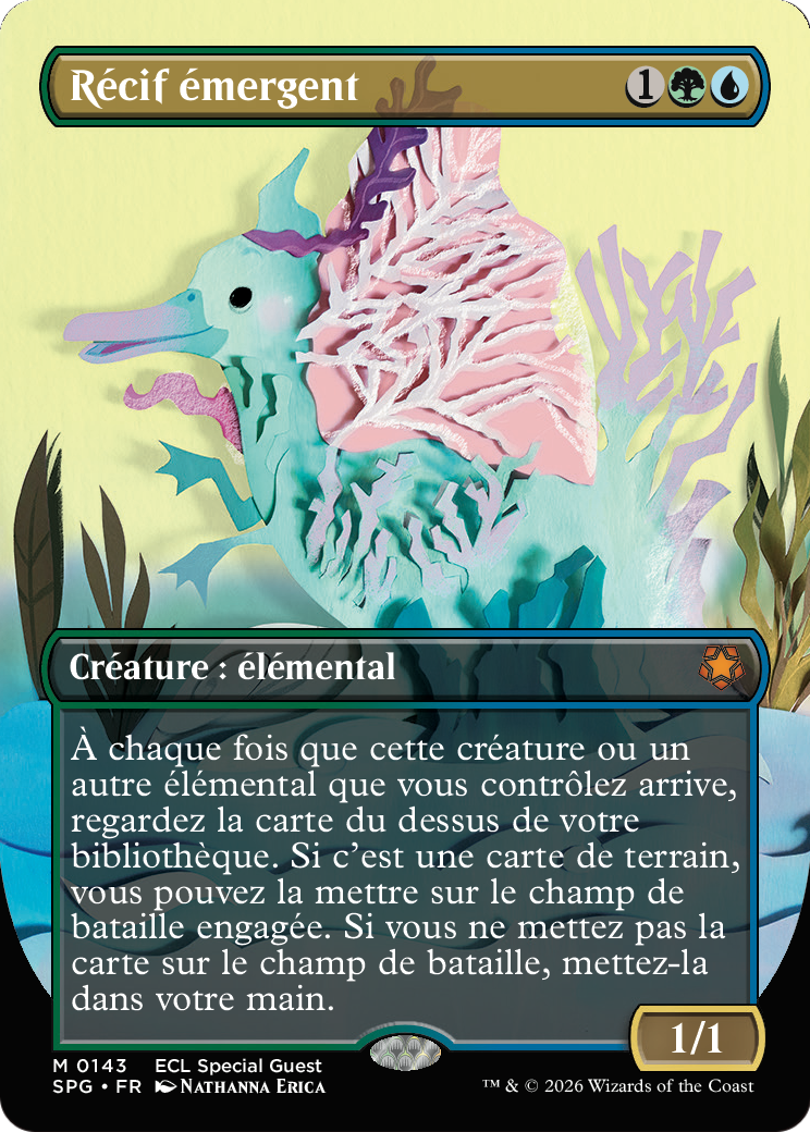 Récif émergent