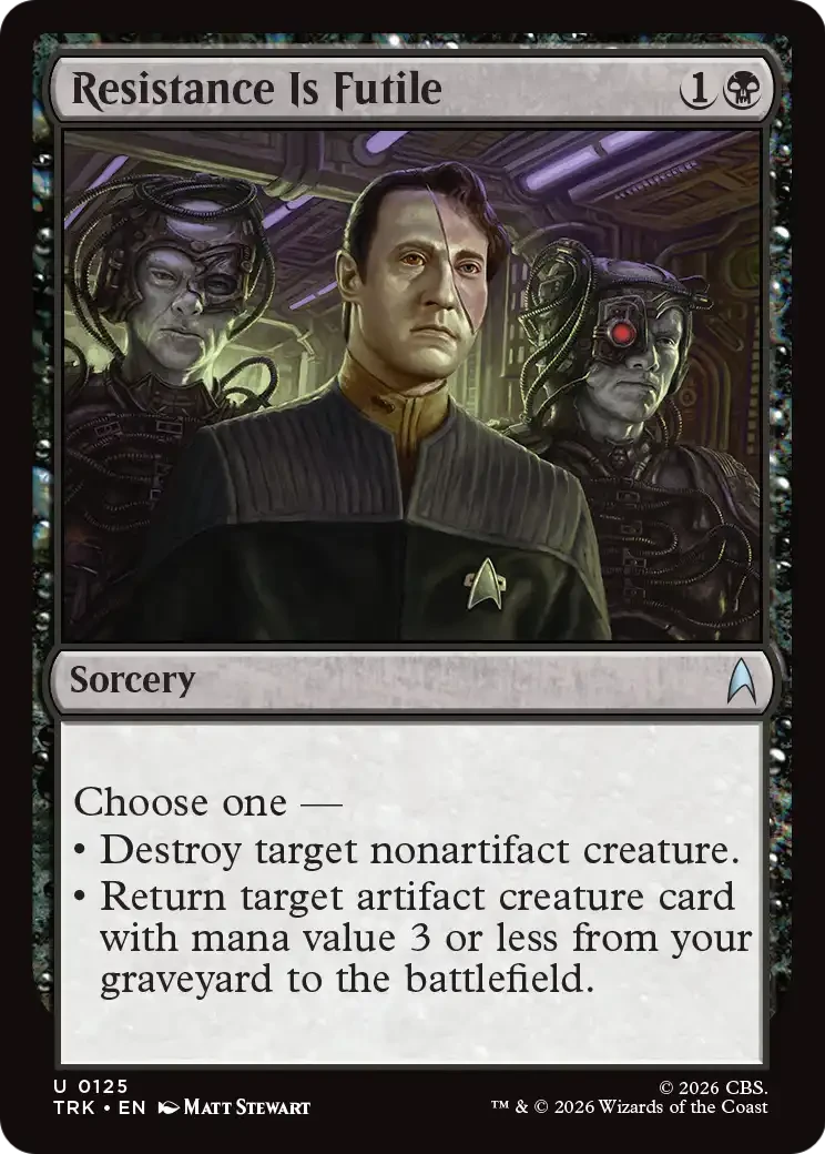 Resistance Is Futile
