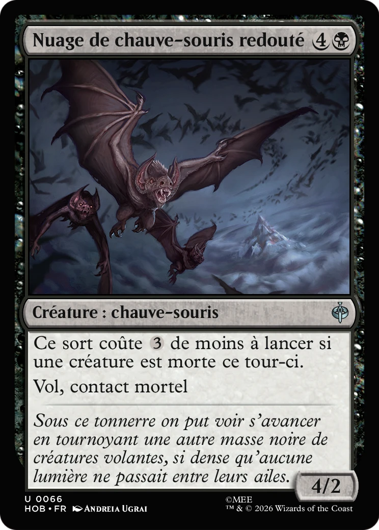 Nuage de chauve-souris redouté