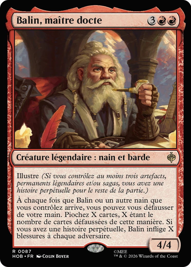 Balin, maître docte