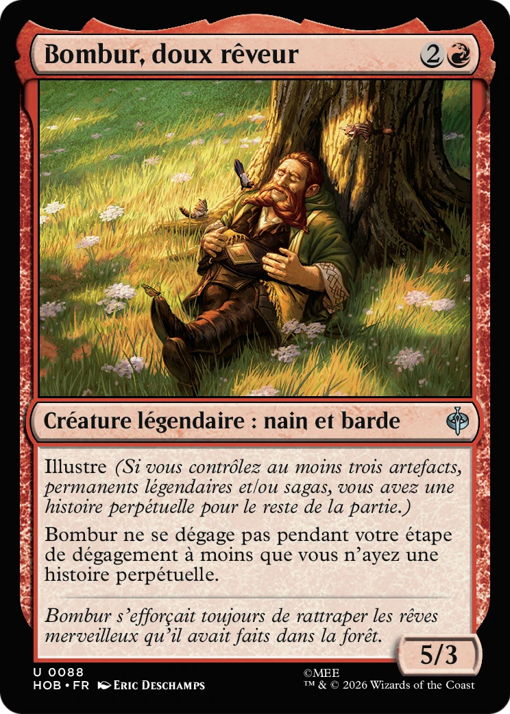 Bombur, doux rêveur