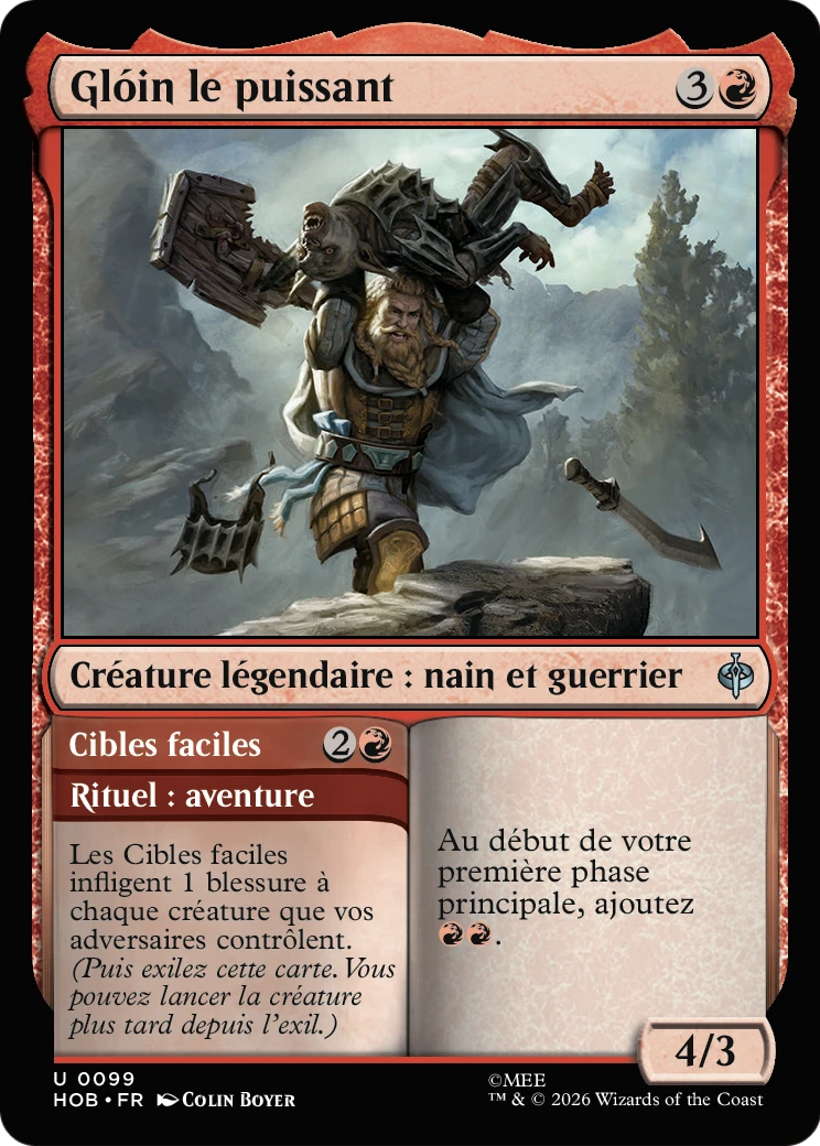 Glóin le puissant // Cibles faciles