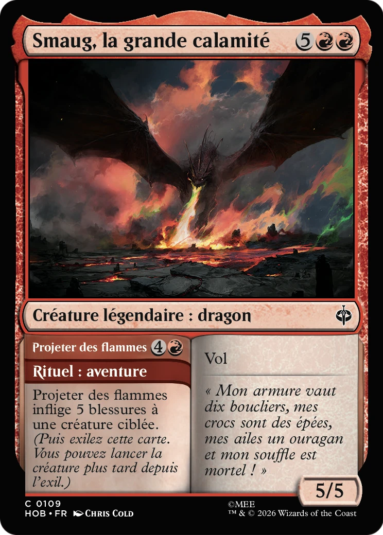 Smaug, la grande calamité // Projeter des flammes