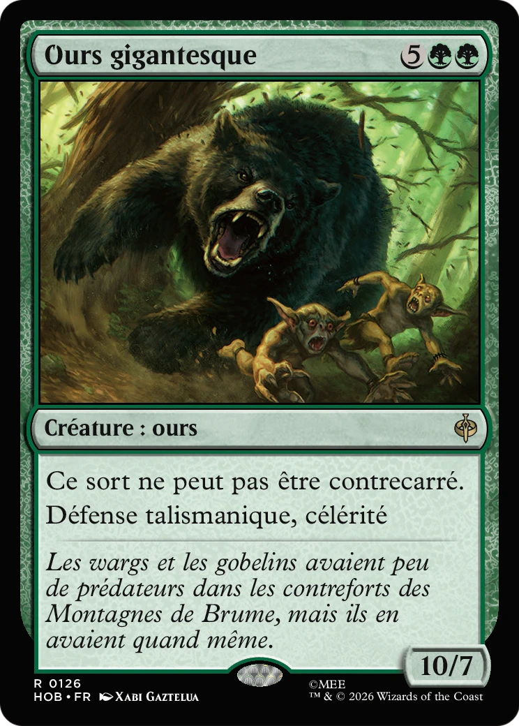 Ours gigantesque