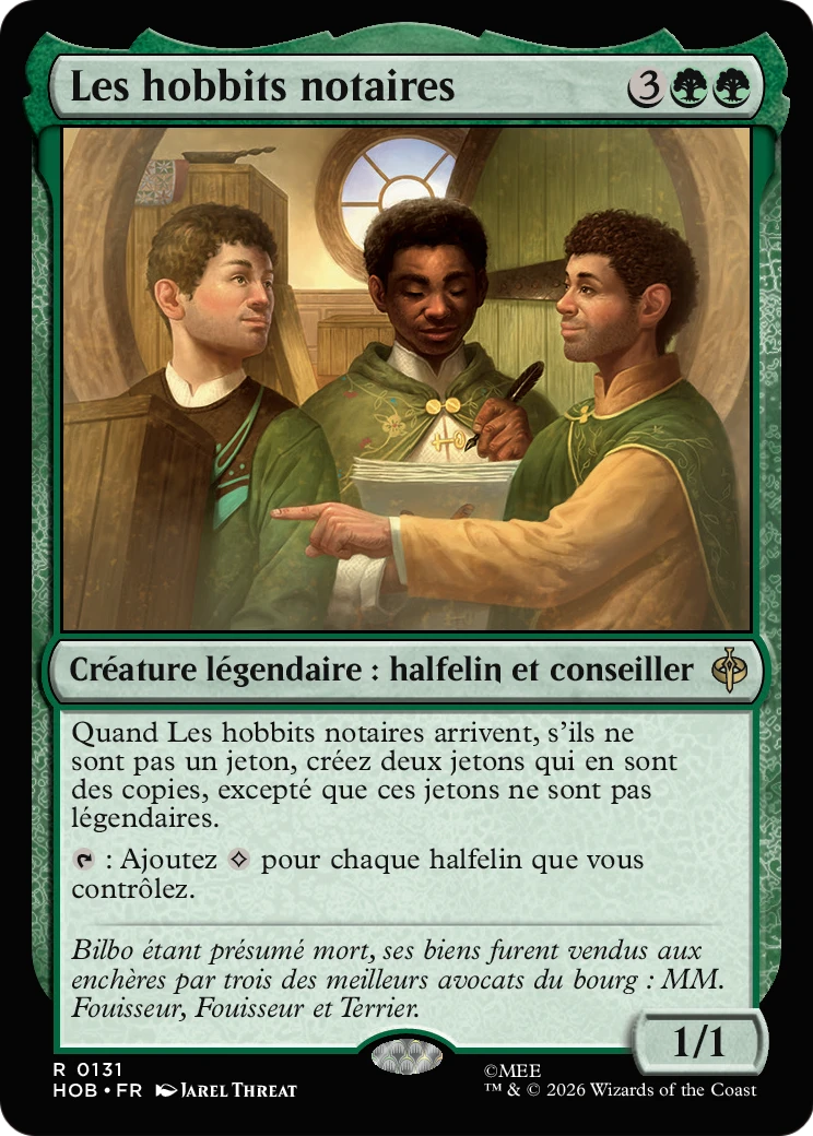 Les hobbits notaires