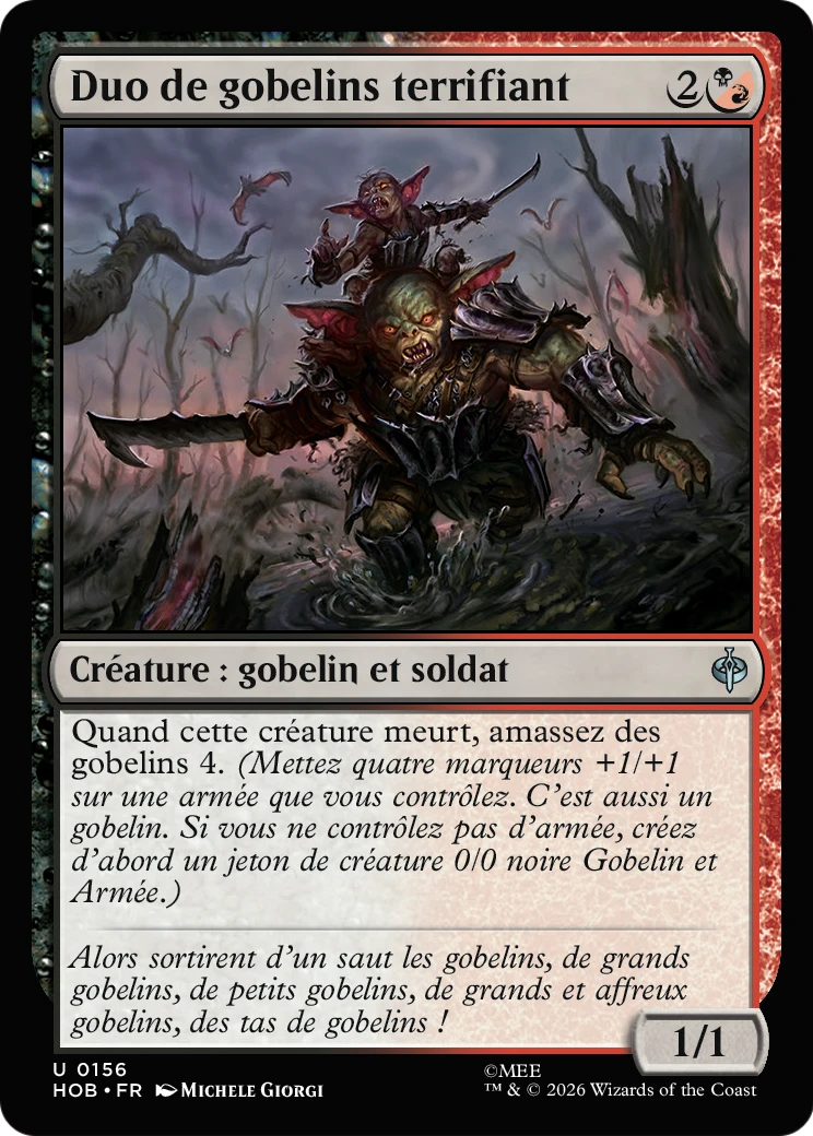 Duo de gobelins terrifiant
